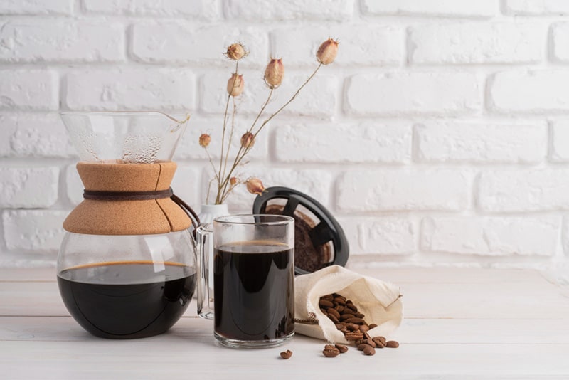 black coffee chemex