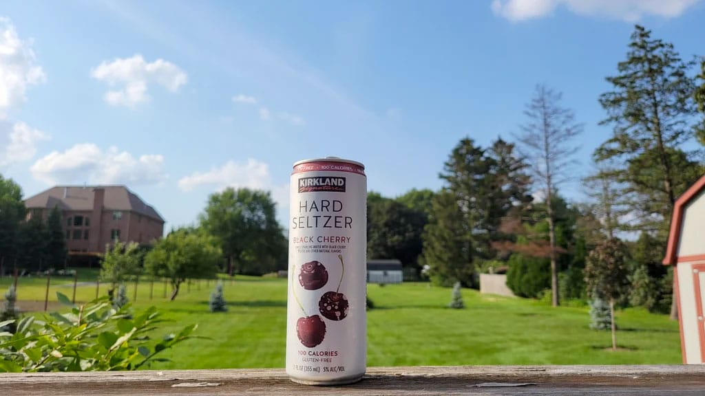 kirkland hard seltzer black cherry