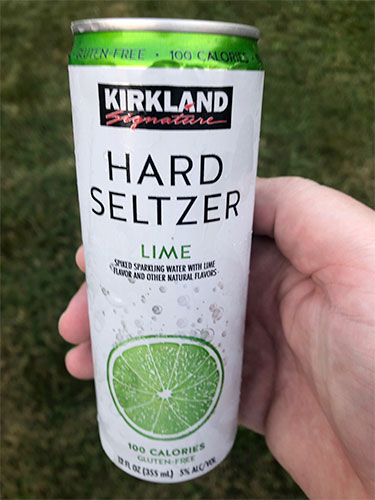 kirkland hard seltzer lime