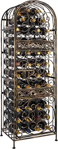 Wine Enthusiast Renaissance Wrought Iron Wine Jail