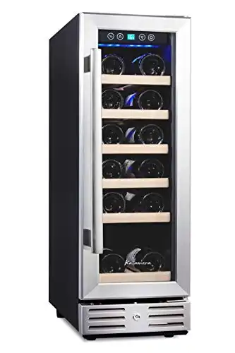 Kalamera Mini Fridge 18 Bottle - 12 inch Wine Cooler Refrigerator