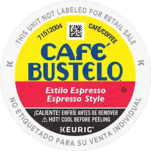 Café Bustelo Espresso Style Dark Roast Coffee K-Cup Pods